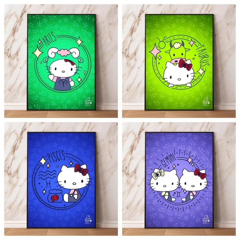 Картина на холсте Sanrio HelloKittys, Настенный декор, детская экшн-кукла, подарок, картина, украшение, высокое качество, искусство
Картина на холсте Sanrio HelloKittys, Настенный декор, детская экшн-кукла, подарок, картина, украшение, высокое качество, искусство