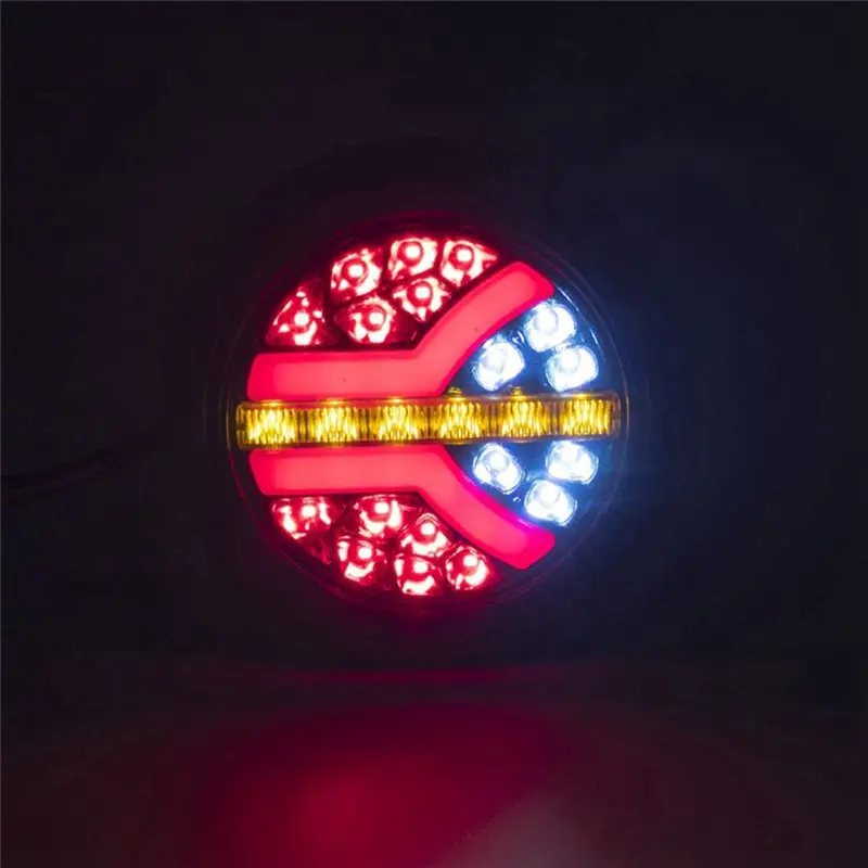 2Pcs 12V 24V LED Round Car Rear Tail Light Brake Stop Side Marker Turn Warning Indicator Lamp Truck Trailer ATV RV Bus-N25R
2Pcs 12V 24V LED Round Car Rear Tail Light Brake Stop Side Marker Turn Warning Indicator Lamp Truck Trailer ATV RV Bus-N25R