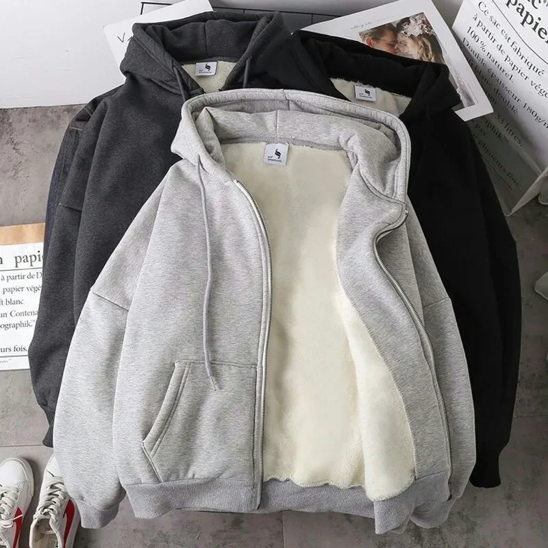 Women Hoodies Harajuku Korean Version Casual Solid Zip Up Hooded Jacket New Y2k Thin Fleece Oversized Sweatshirt Hooded Coat 후드티
Women Hoodies Harajuku Korean Version Casual Solid Zip Up Hooded Jacket New Y2k Thin Fleece Oversized Sweatshirt Hooded Coat 후드티