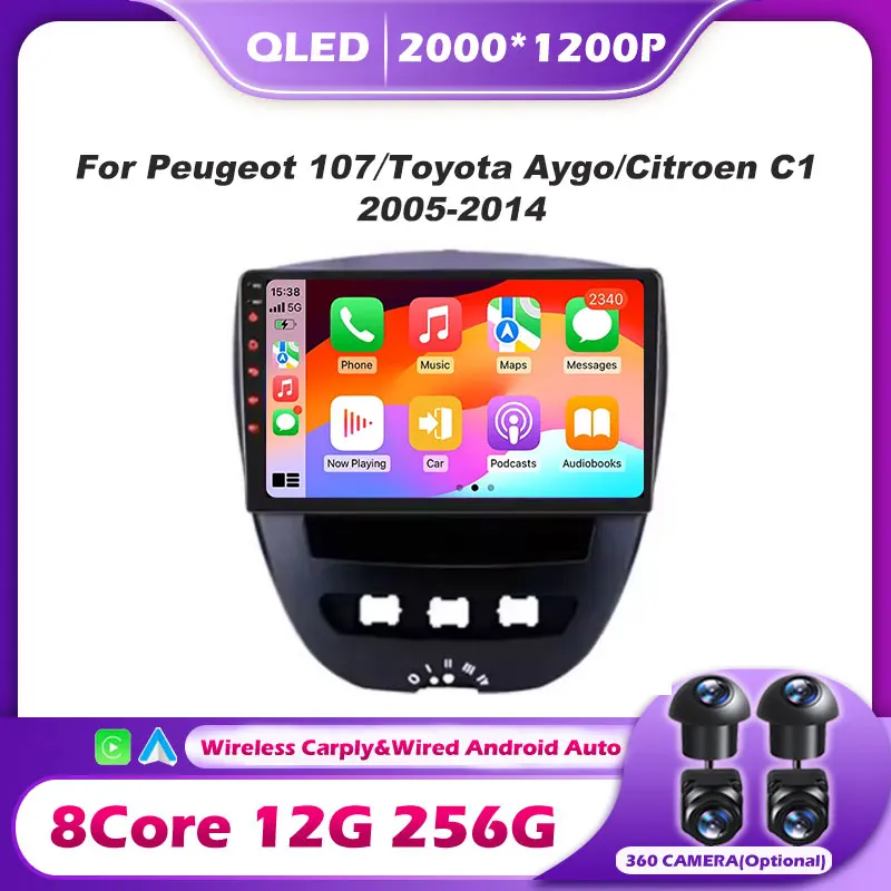 Android Car Multimedia Player For Peugeot 107 Toyota Aygo Citroen C1 2005-2014 Head Unit Stereo GPS Navigation BT WIFI NO 2 Din
Android Car Multimedia Player For Peugeot 107 Toyota Aygo Citroen C1 2005-2014 Head Unit Stereo GPS Navigation BT WIFI NO 2 Din