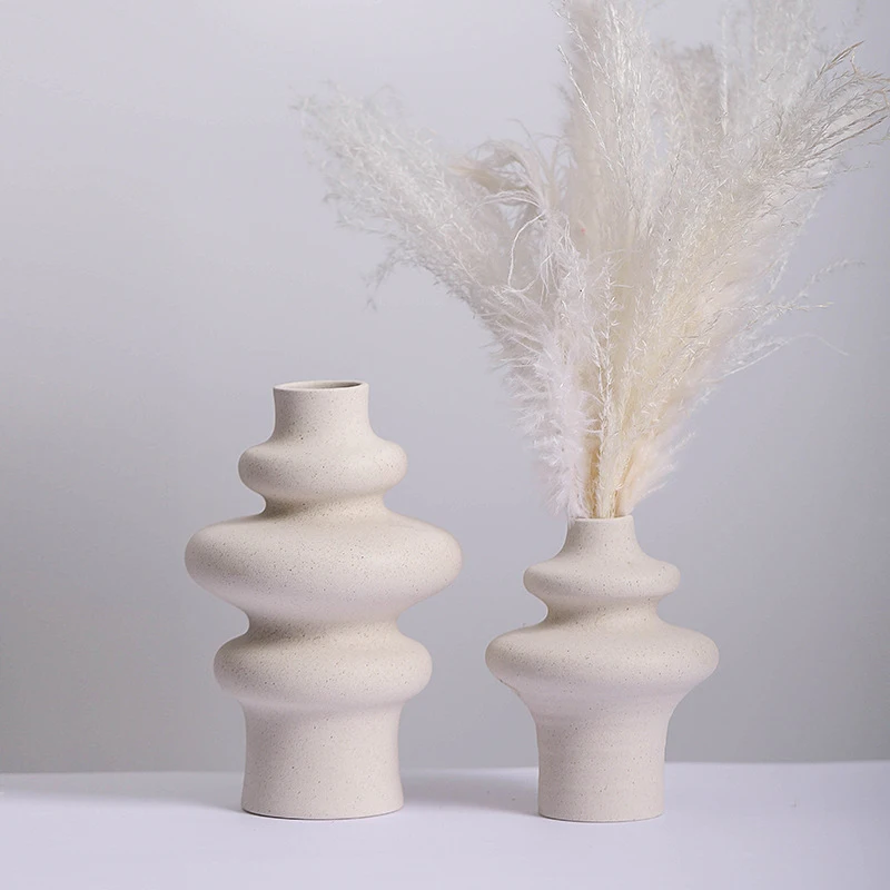 Ceramic Vase Frosted Home Decor Beige Vase Nordic Room Decor Modern Living Room Decoration Accessories Desktop Decoration Crafts
Ceramic Vase Frosted Home Decor Beige Vase Nordic Room Decor Modern Living Room Decoration Accessories Desktop Decoration Crafts