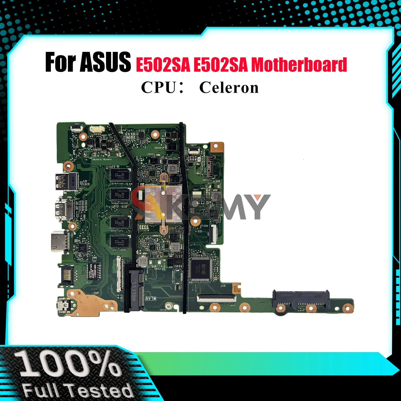 E502SA Laptop Motherboard For ASUS EeeBook E502S E502SA Notebook Mainboard With Celeron CPU 100% tests OK fast shipping stk 
E502SA Laptop Motherboard For ASUS EeeBook E502S E502SA Notebook Mainboard With Celeron CPU 100% tests OK fast shipping stk