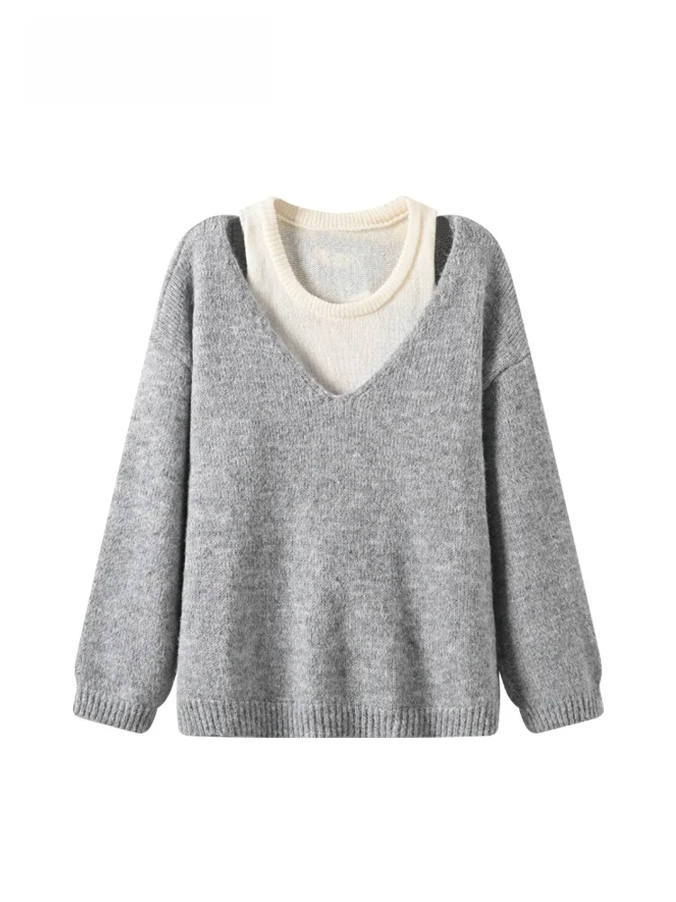 Женский комплект свитера и жилетом больших размеров Lazy Sle Long Sve, осень-зима, новая мода, женская одежда больших размеров, универсальная ...
Женский комплект свитера и жилетом больших размеров Lazy Sle Long Sve, осень-зима, новая мода, женская одежда больших размеров, универсальная ...