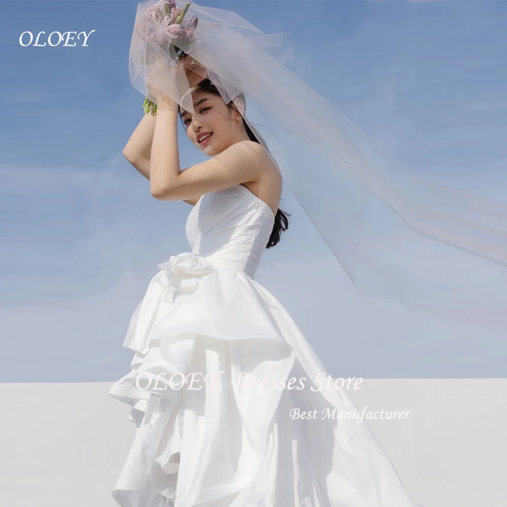 OLOEY Newest Wedding Dresses Classic Elegant Strapless Simple Bridal Dress Sexy Korea Wedding Dress Photo Shoot Customized
OLOEY Newest Wedding Dresses Classic Elegant Strapless Simple Bridal Dress Sexy Korea Wedding Dress Photo Shoot Customized