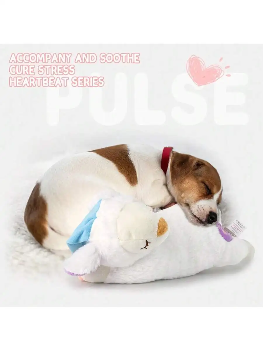 Heartbeat Plush Toy For Dogs - Soothing Vibration Stress Relief Comfort Sheep
Heartbeat Plush Toy For Dogs - Soothing Vibration Stress Relief Comfort Sheep