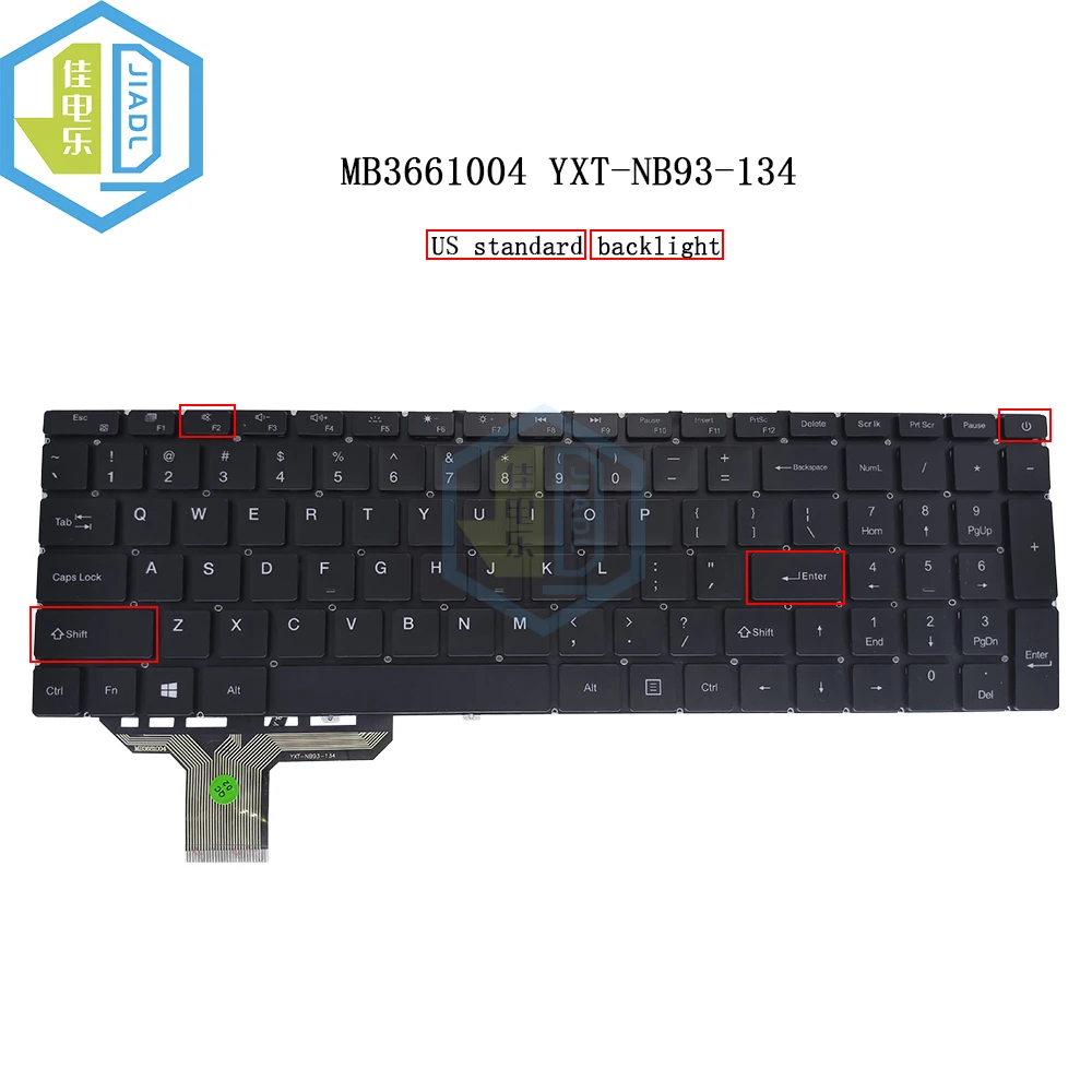 US English Notebook PC Keyboard Backlit MB3501021 XK-HS197 MB3501034 XK-HS300 MB3661004 YXT-NB93-134 Backlight Keyboards Teclado
US English Notebook PC Keyboard Backlit MB3501021 XK-HS197 MB3501034 XK-HS300 MB3661004 YXT-NB93-134 Backlight Keyboards Teclado
