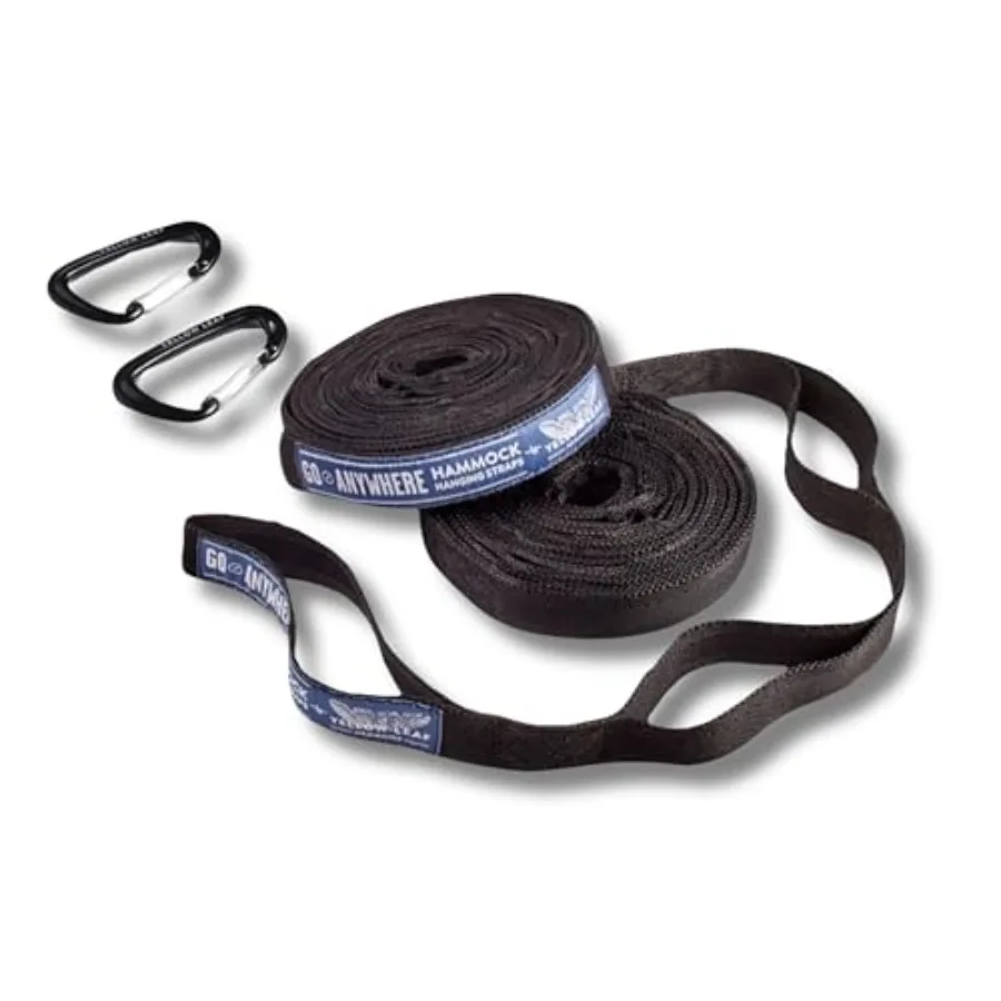 Go Anywhere Hammock Straps by -Set of Two Nylon Straps Each 12 Feet Long 400lb Max - Easy to use Pre-Looped Tree Friendly Super
Go Anywhere Hammock Straps by -Set of Two Nylon Straps Each 12 Feet Long 400lb Max - Easy to use Pre-Looped Tree Friendly Super