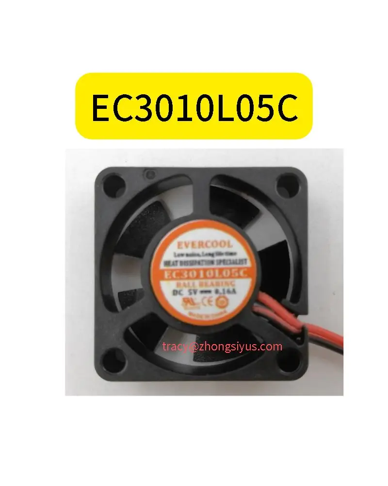 Совершенно новый ультра-тихий вентилятор EC3010L05C 3010 5 В 0,16 А 3 см/см
Совершенно новый ультра-тихий вентилятор EC3010L05C 3010 5 В 0,16 А 3 см/см