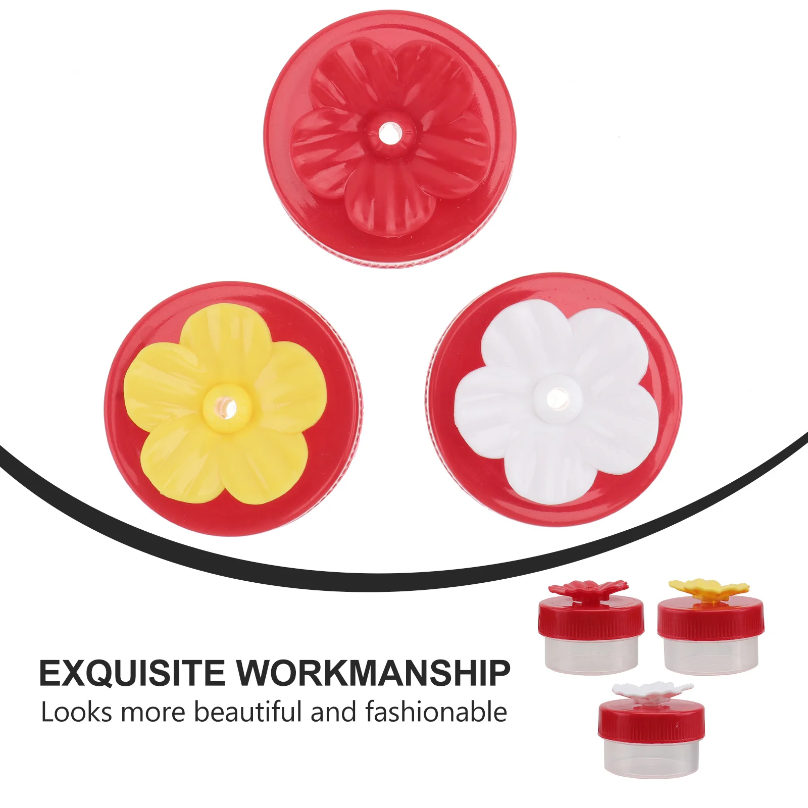 3Pcs Handheld Bird Feeders Plastic Flowers for Feeder Bright Colored Hummingbird Feeder Replacement Flowers Garden Wildlife
3Pcs Handheld Bird Feeders Plastic Flowers for Feeder Bright Colored Hummingbird Feeder Replacement Flowers Garden Wildlife