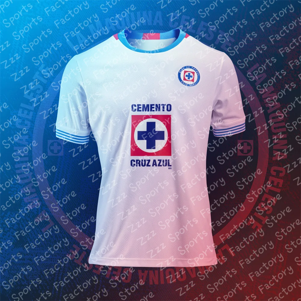 Special Liga MX 25-26 Cruz Azul Home Away Training Jersey Summer Short Sleeve T Shirt Football Sportswear Printed Oversized 
Special Liga MX 25-26 Cruz Azul Home Away Training Jersey Summer Short Sleeve T Shirt Football Sportswear Printed Oversized