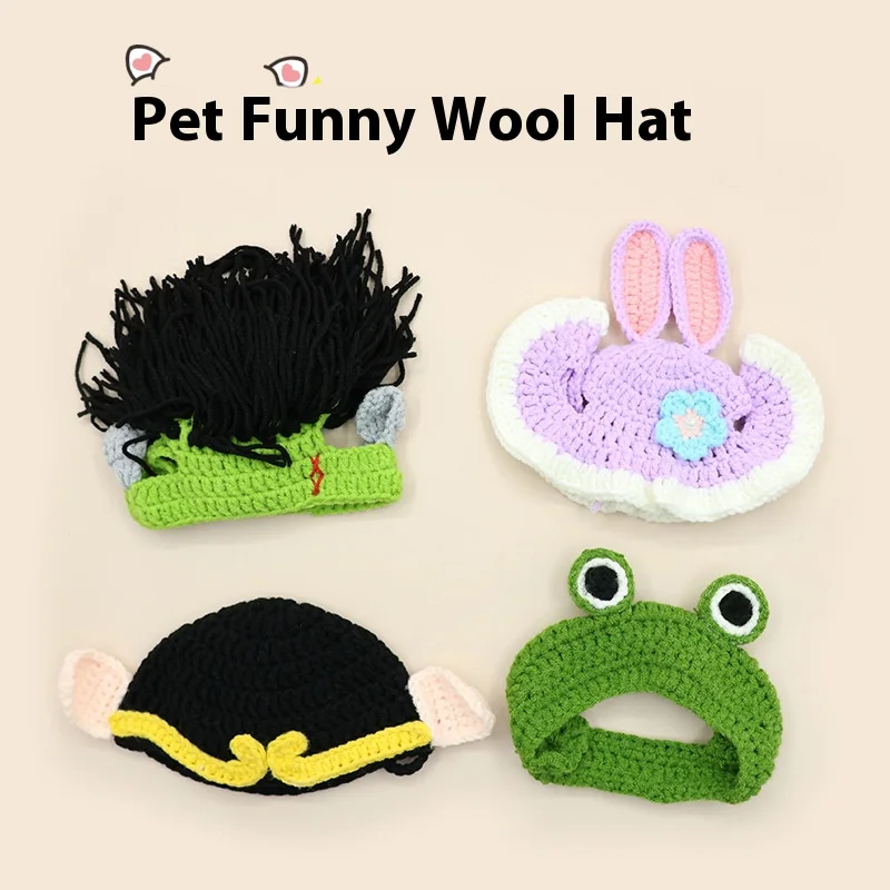 Pet Headgear Cat Dog Knitted Hat Cospaly Props Headgear Funny Transformation Suit
Pet Headgear Cat Dog Knitted Hat Cospaly Props Headgear Funny Transformation Suit