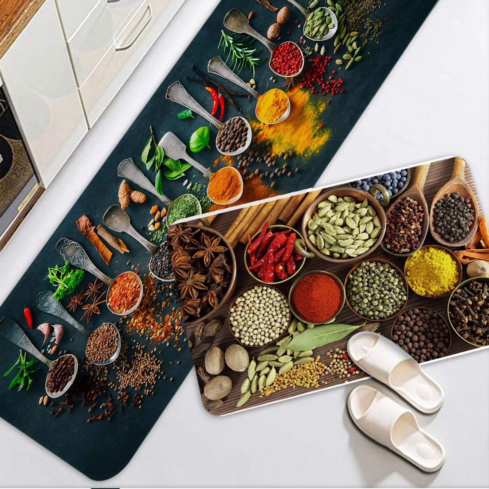 Spices Floor Mat Door Mat Washable Non-Slip Living Room Sofa Chairs Area Mat Kitchen Doormat Area Rug
Spices Floor Mat Door Mat Washable Non-Slip Living Room Sofa Chairs Area Mat Kitchen Doormat Area Rug