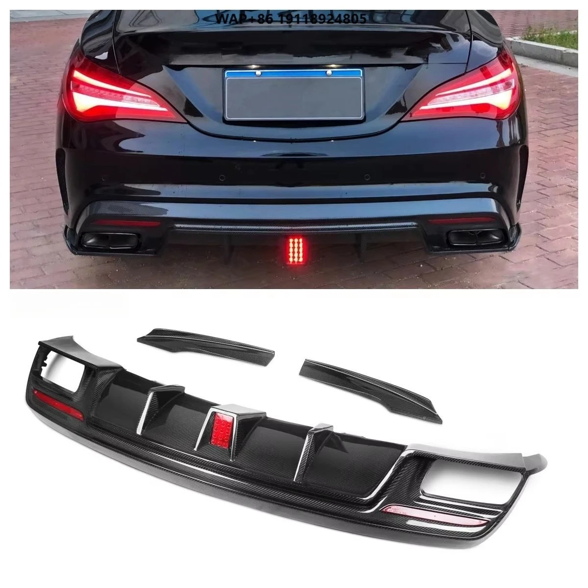 Hot Sale 2013-2018 CLA45 Rear Bumper for CLA220 CLA250 CLA260 CLA45 Carbon Fiber Diffuser
Hot Sale 2013-2018 CLA45 Rear Bumper for CLA220 CLA250 CLA260 CLA45 Carbon Fiber Diffuser
