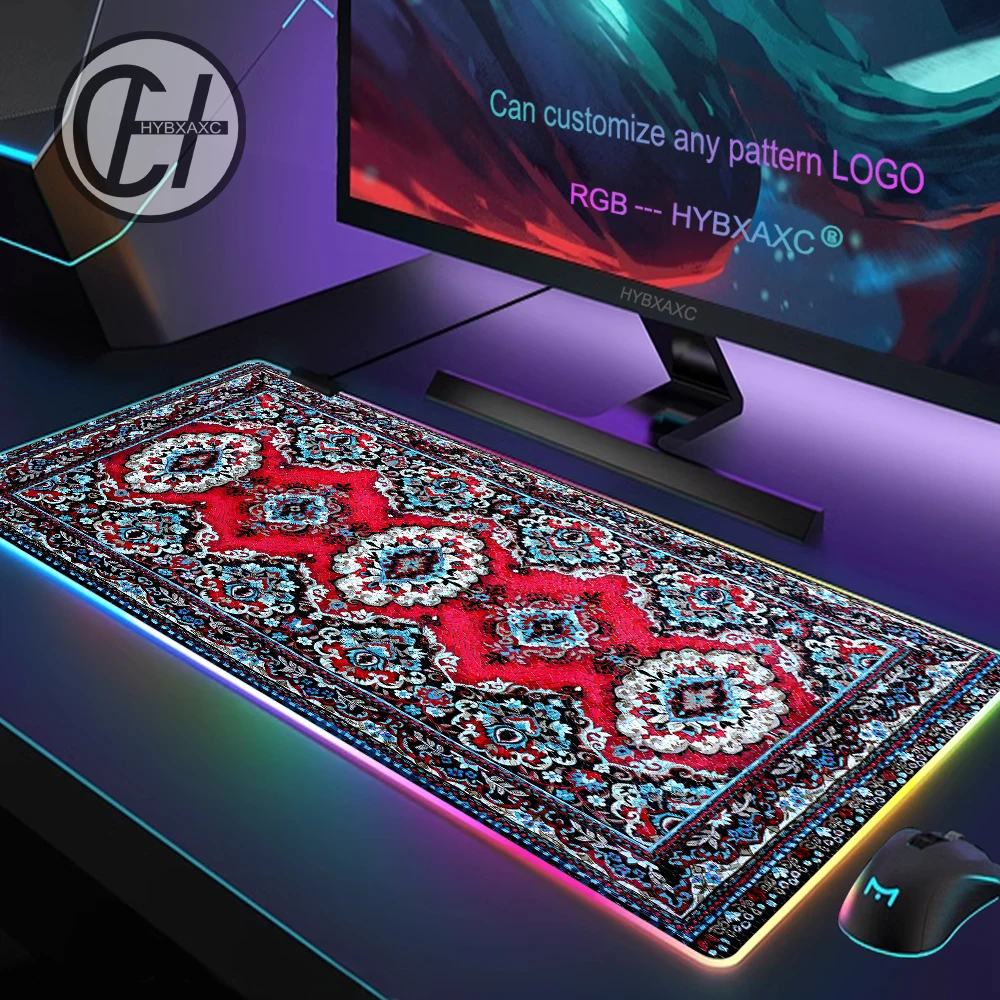 XXL изысканный персидский ковер Коврик для мыши RGB игровой коврик для мыши Настольный коврик HD Gamer Большой светодиодный светильник XXL Коврики для мыши ПК Компьютерный ковер
XXL изысканный персидский ковер Коврик для мыши RGB игровой коврик для мыши Настольный коврик HD Gamer Большой светодиодный светильник XXL Коврики для мыши ПК Компьютерный ковер