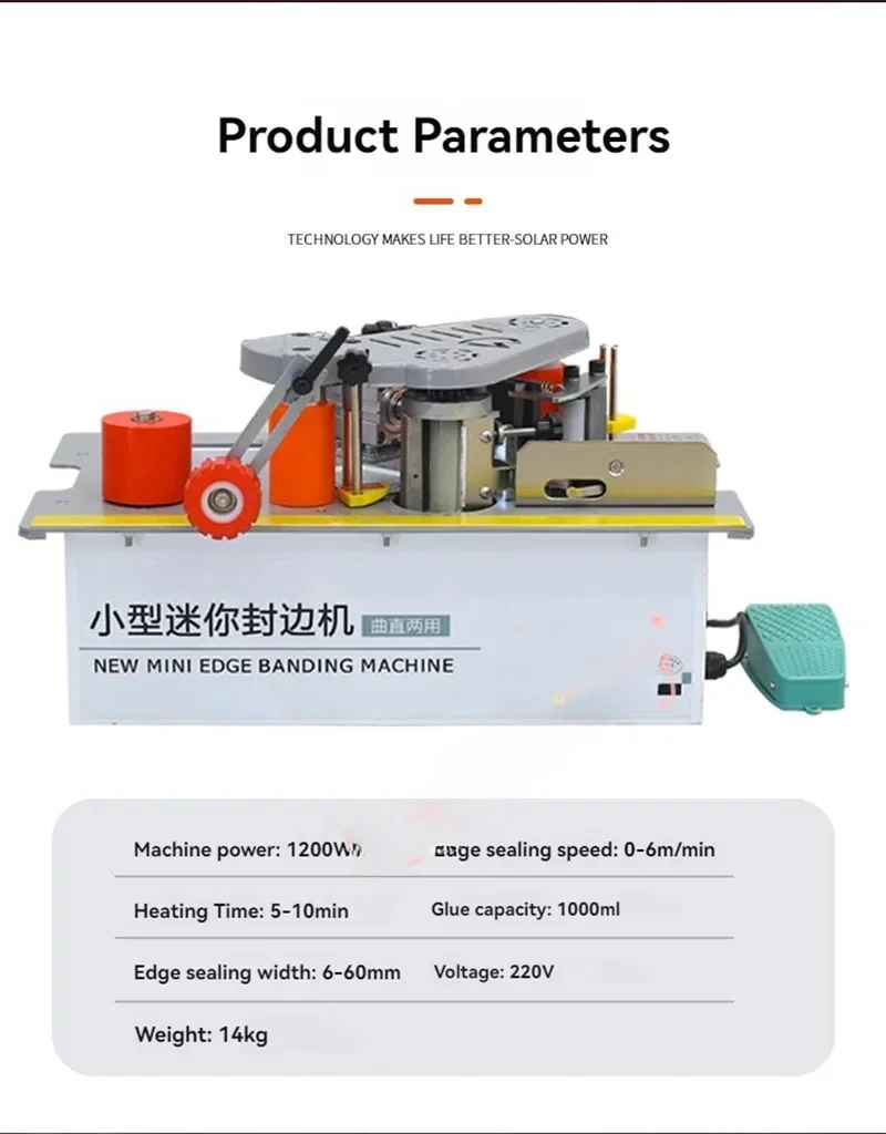 Best Seller First Hot Sales 220V/110V Woodworking Portable Edge Bander Banding Machine Automatic Tape Breakage Double Side Gluin
Best Seller First Hot Sales 220V/110V Woodworking Portable Edge Bander Banding Machine Automatic Tape Breakage Double Side Gluin