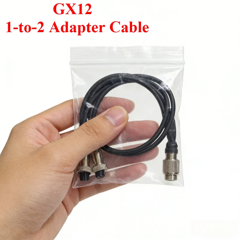 1 to 2 GX12 2 3 4 5 6 Pin Aviation Plug Wire Splitter Copper Y-type Connector Cable Male to Female to Female Signal Wire Adpater
1 to 2 GX12 2 3 4 5 6 Pin Aviation Plug Wire Splitter Copper Y-type Connector Cable Male to Female to Female Signal Wire Adpater