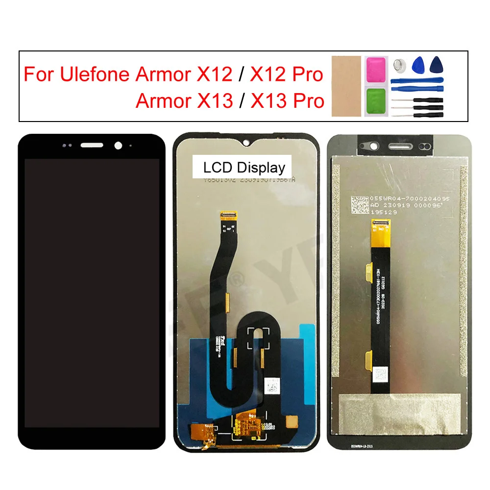 Touch Screen Digitizer Assembly for Ulefone Armor X13 Pro X12 Pro LCD Display Phone Screen Replacement
Touch Screen Digitizer Assembly for Ulefone Armor X13 Pro X12 Pro LCD Display Phone Screen Replacement