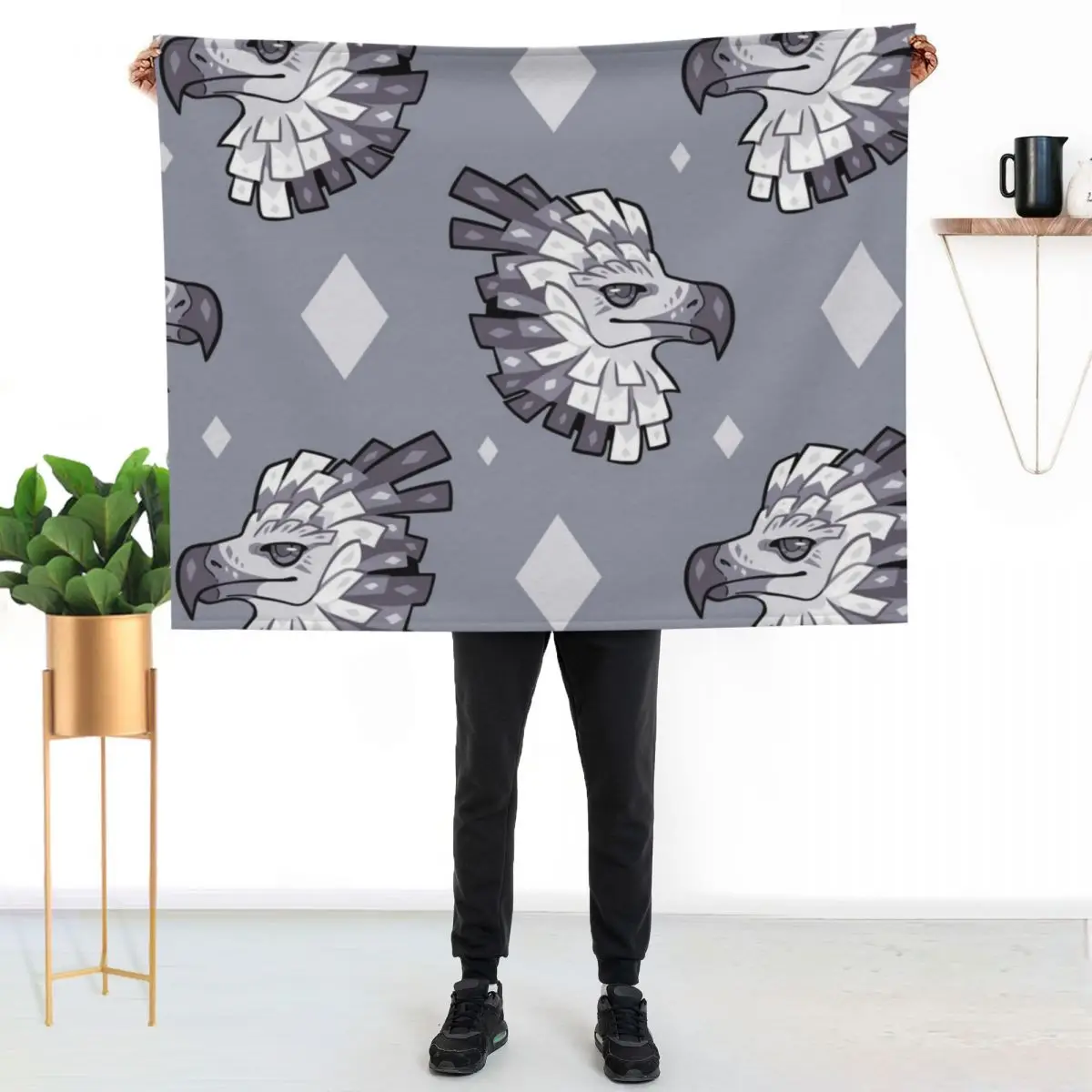 Gray harpy eagle Throw Blanket Cozy Napping Blanket Gift for Mom Dad
Gray harpy eagle Throw Blanket Cozy Napping Blanket Gift for Mom Dad