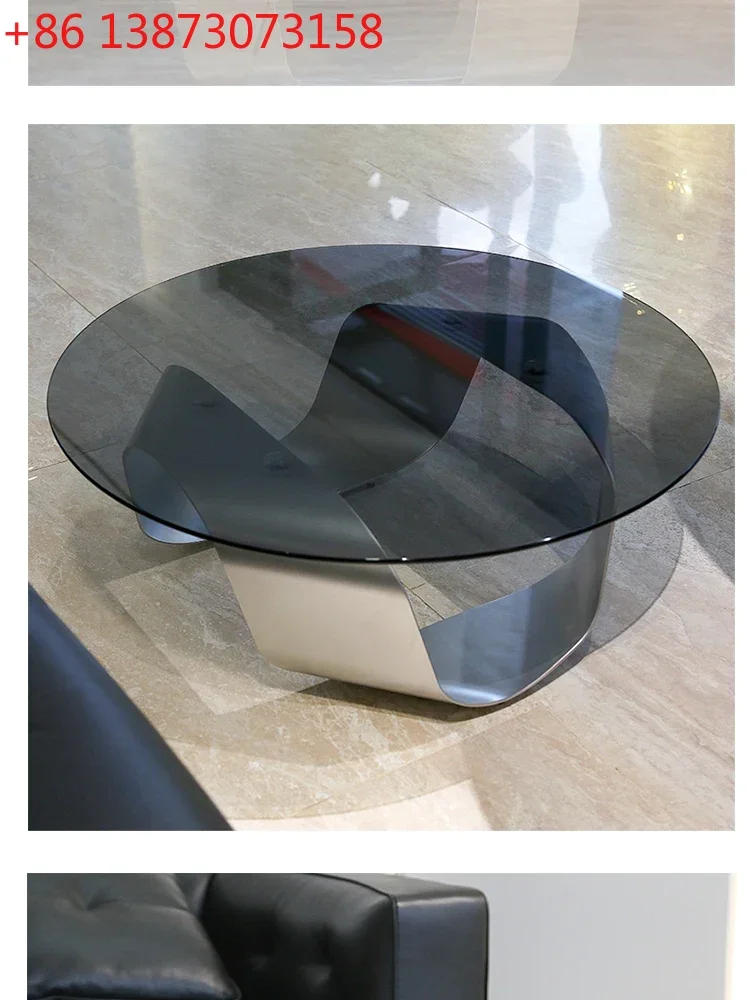 Villa light luxury small household designer modern simple special-shaped stainless steel coffee table9344
Villa light luxury small household designer modern simple special-shaped stainless steel coffee table9344