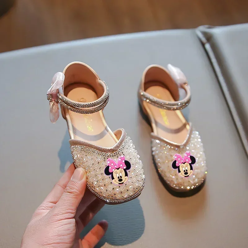 Disney Mickey Mouse Summer New Sandals Girls Sweet Bow Princess Shoes Sequins Girls Dance performance shoes
Disney Mickey Mouse Summer New Sandals Girls Sweet Bow Princess Shoes Sequins Girls Dance performance shoes