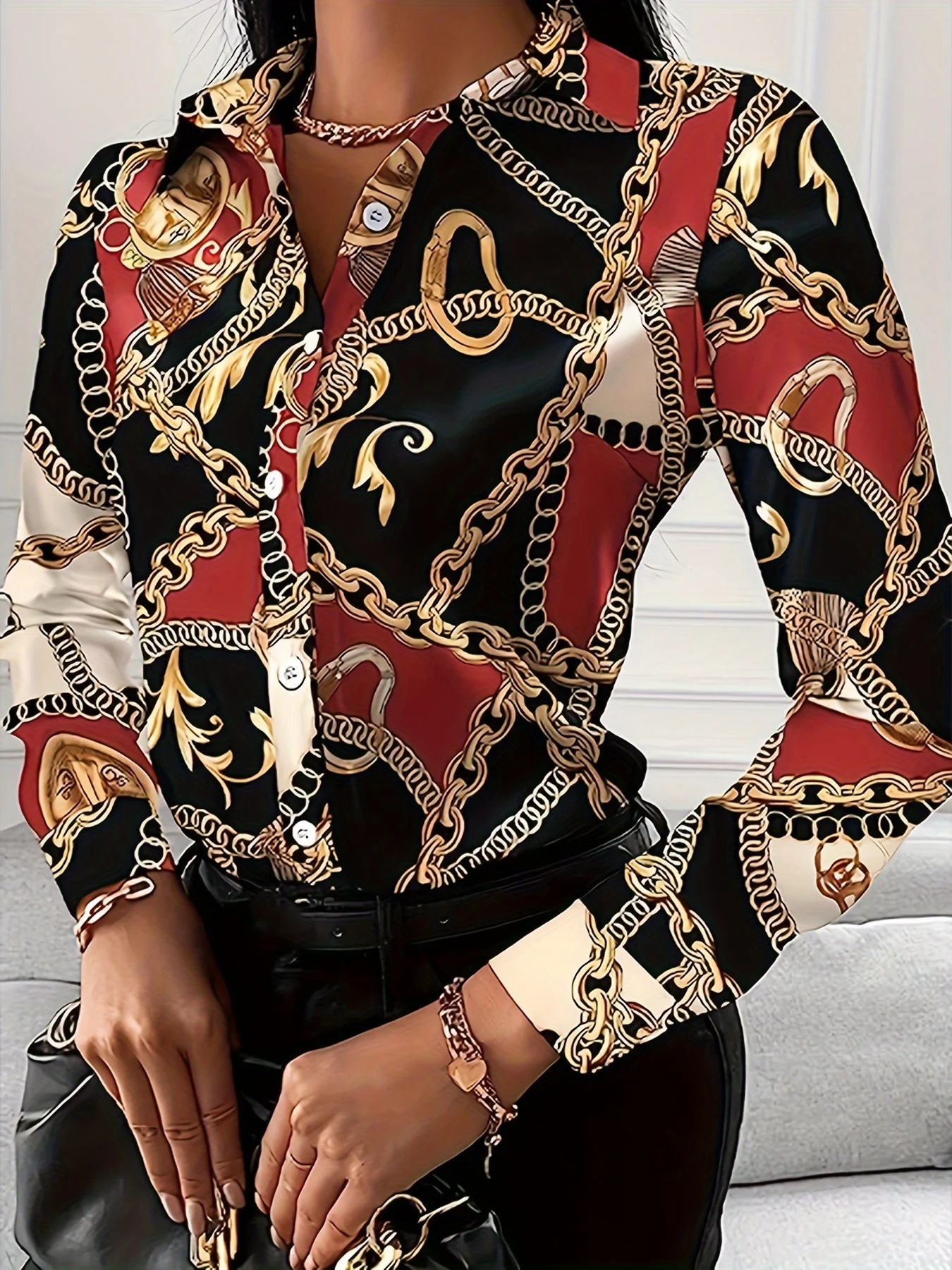 3D Print Ethnic Lapel Neck Blouse Women Long Sleeve Shirts Womens Clothing Casual Clothes Harajuku Female Clothing
3D Print Ethnic Lapel Neck Blouse Women Long Sleeve Shirts Womens Clothing Casual Clothes Harajuku Female Clothing