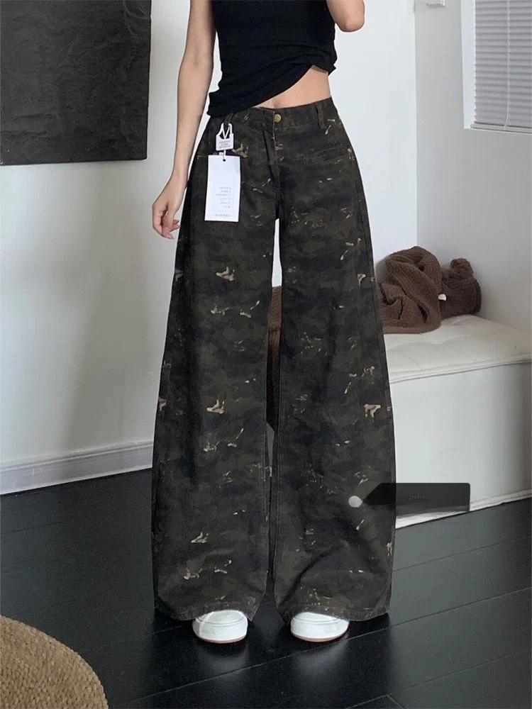 American Style High Street Distressed Oversized Women's Jeans Summer New Loose Meat Concealing Floor-Length Pants
American Style High Street Distressed Oversized Women's Jeans Summer New Loose Meat Concealing Floor-Length Pants