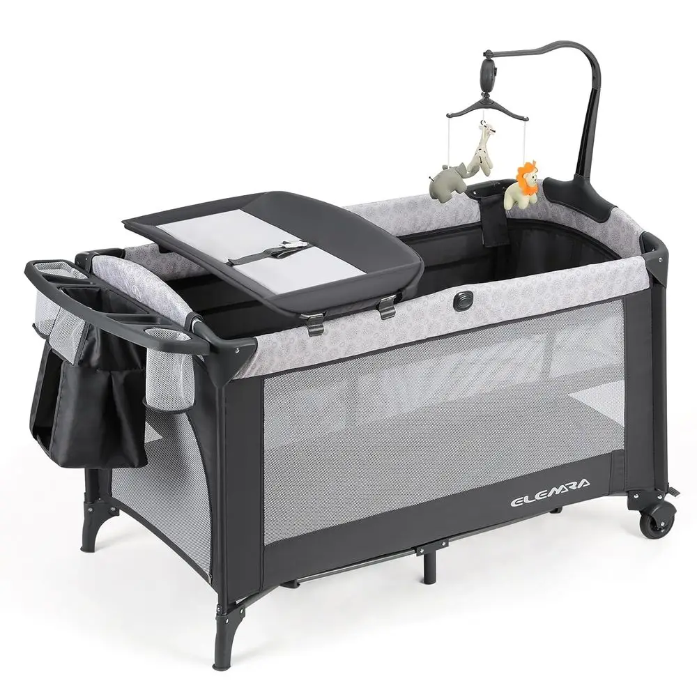 Baby Bassinet Bede Crib with Diaper Changer, Pack and Play with Mattror Baby,4 in 1 Playpen Travel Bed with Storage,Playard with
Baby Bassinet Bede Crib with Diaper Changer, Pack and Play with Mattror Baby,4 in 1 Playpen Travel Bed with Storage,Playard with