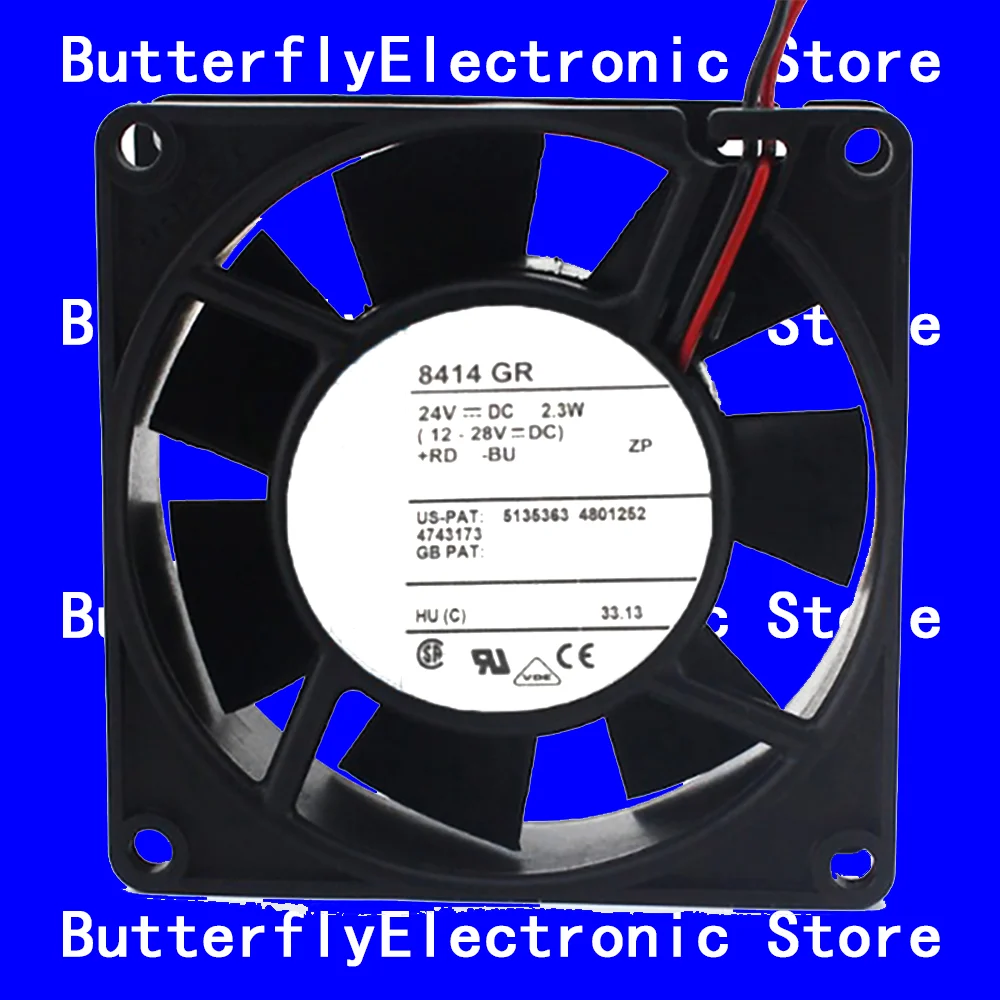 NEW ORIGINAL 8414GR 8414 GR 24VDC 2.3W COOLING FAN 8025 80*80*25MM
NEW ORIGINAL 8414GR 8414 GR 24VDC 2.3W COOLING FAN 8025 80*80*25MM