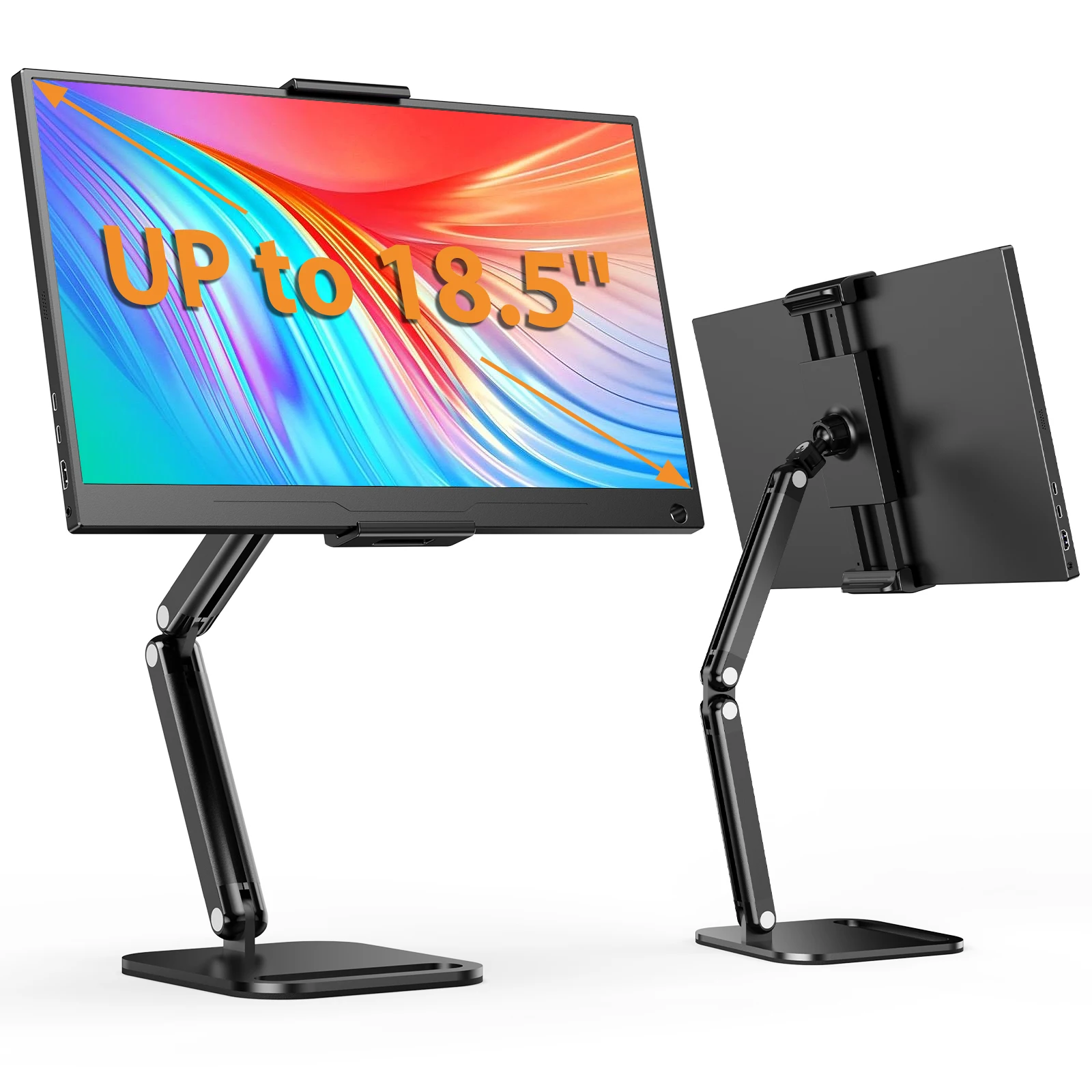 Портативная подставка для монитора EVICIV с большим зажимом, сверхпрочная, поддерживает мониторы до 40 см (16, 17,3, 18,5 дюймов), вращается на 360°, складная, настольная, для планшета, подходит для кухни и путешествий
Портативная подставка для монитора EVICIV с большим зажимом, сверхпрочная, поддерживает мониторы до 40 см (16, 17,3, 18,5 дюймов), вращается на 360°, складная, настольная, для планшета, подходит для кухни и путешествий