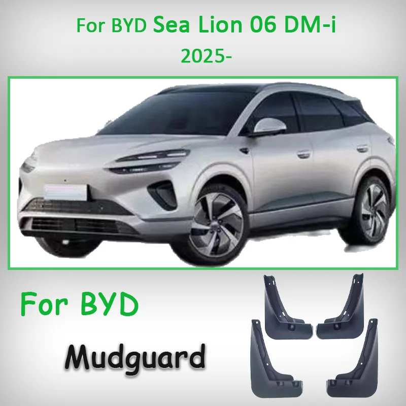 Автомобильные брызговики для BYD Sea Lion Sealion 06 DM-i DMI 2025 2026, брызговики, защита крыльев, комплект аксессуаров для передних и задних брызговиков
Автомобильные брызговики для BYD Sea Lion Sealion 06 DM-i DMI 2025 2026, брызговики, защита крыльев, комплект аксессуаров для передних и задних брызговиков