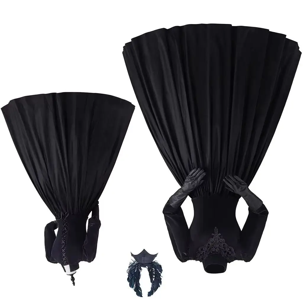 Movie Cosplay Evil Queen Costume Women Gothic Steampunk Black Mourning Dress Suit Halloween Carnival Party Disguise Witch
Movie Cosplay Evil Queen Costume Women Gothic Steampunk Black Mourning Dress Suit Halloween Carnival Party Disguise Witch
