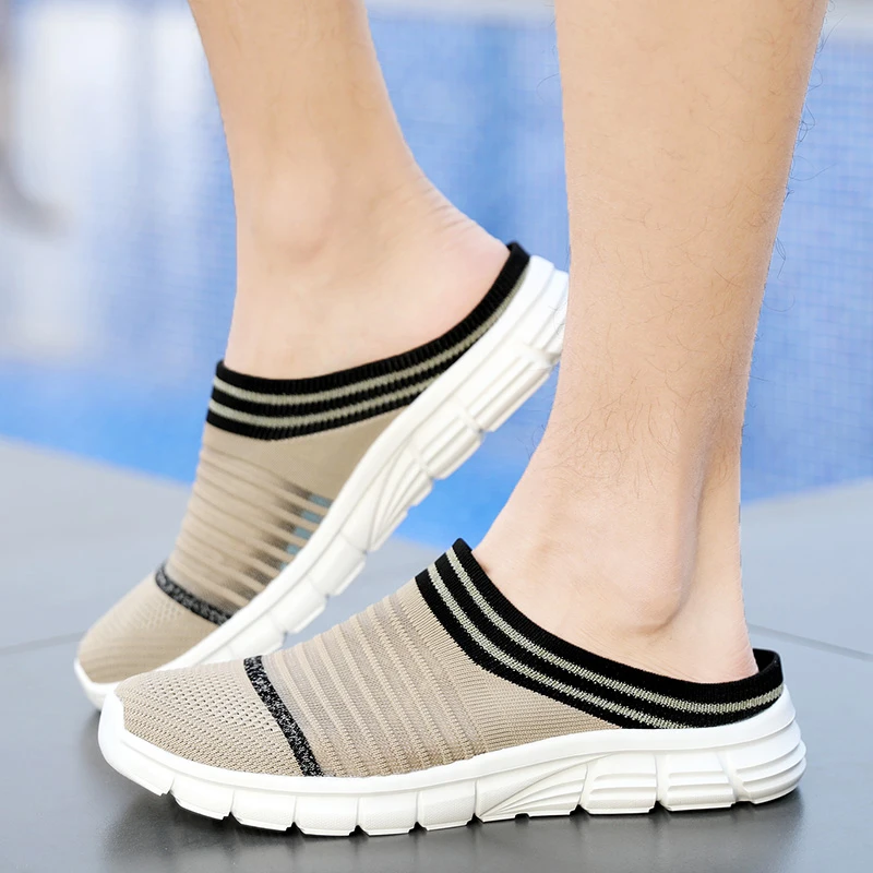 Summer Fashion Couple Walking Shoes Mesh Breathable Home Indoor Slippers Men Thick Bottom Slides Chanclas Hombre Men Slippers
Summer Fashion Couple Walking Shoes Mesh Breathable Home Indoor Slippers Men Thick Bottom Slides Chanclas Hombre Men Slippers