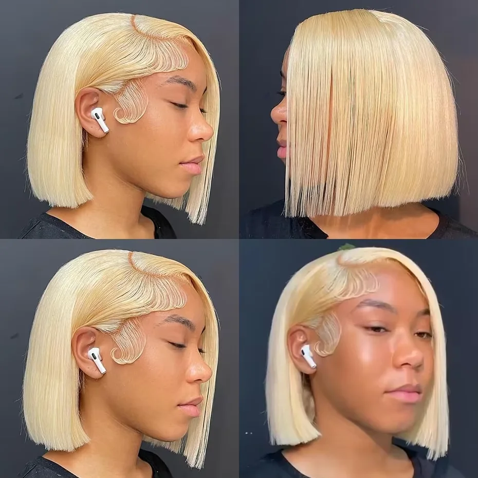 Накладные парики из натуральных волос 613 Honey Blonde Short Bob, 7x6 Lace Front, плотность 220, прямые, с HD-кружевом 13x6, на фронтальной части из натуральных волос.
Накладные парики из натуральных волос 613 Honey Blonde Short Bob, 7x6 Lace Front, плотность 220, прямые, с HD-кружевом 13x6, на фронтальной части из натуральных волос.