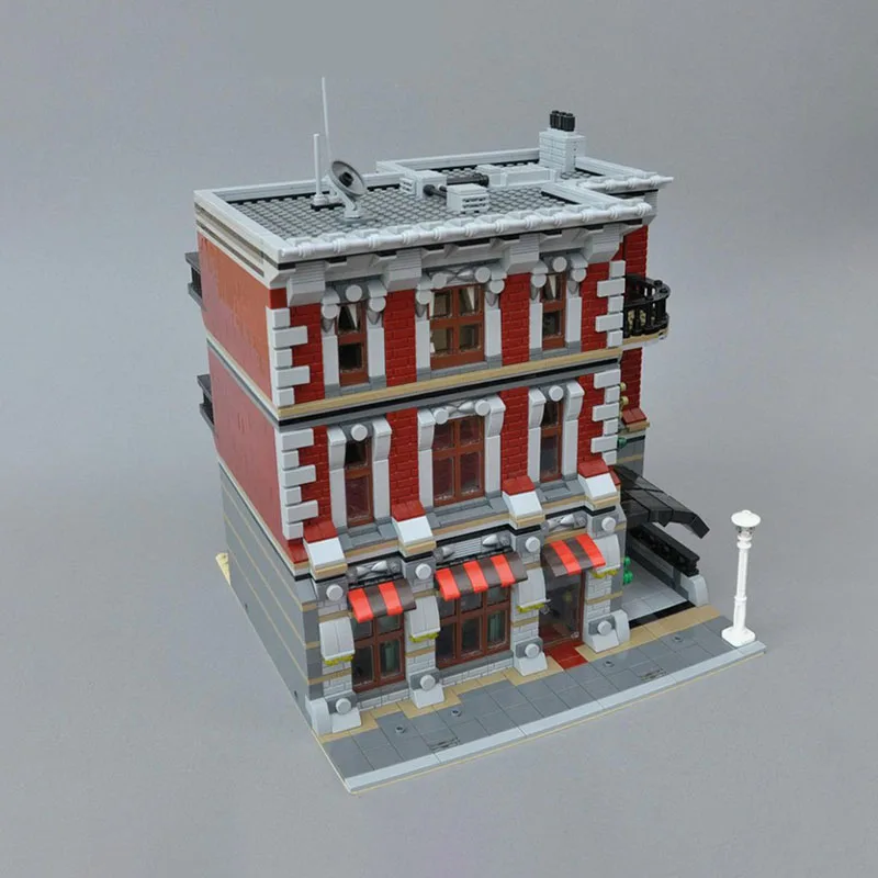 3761pcs MOC Pizza Parlor Modular Streetscape Model Building Blocks Construction Toys Christmas Gifts Education Brick Kids DIY
3761pcs MOC Pizza Parlor Modular Streetscape Model Building Blocks Construction Toys Christmas Gifts Education Brick Kids DIY