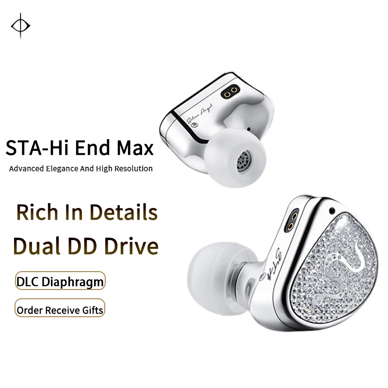 TFZ STA-Hi End MAX Dual Drive HiFI Earphone 10mm Diamond DLC & 6mm Composite In-Ear Wired IEM Noise Canceling Earbuds
TFZ STA-Hi End MAX Dual Drive HiFI Earphone 10mm Diamond DLC & 6mm Composite In-Ear Wired IEM Noise Canceling Earbuds