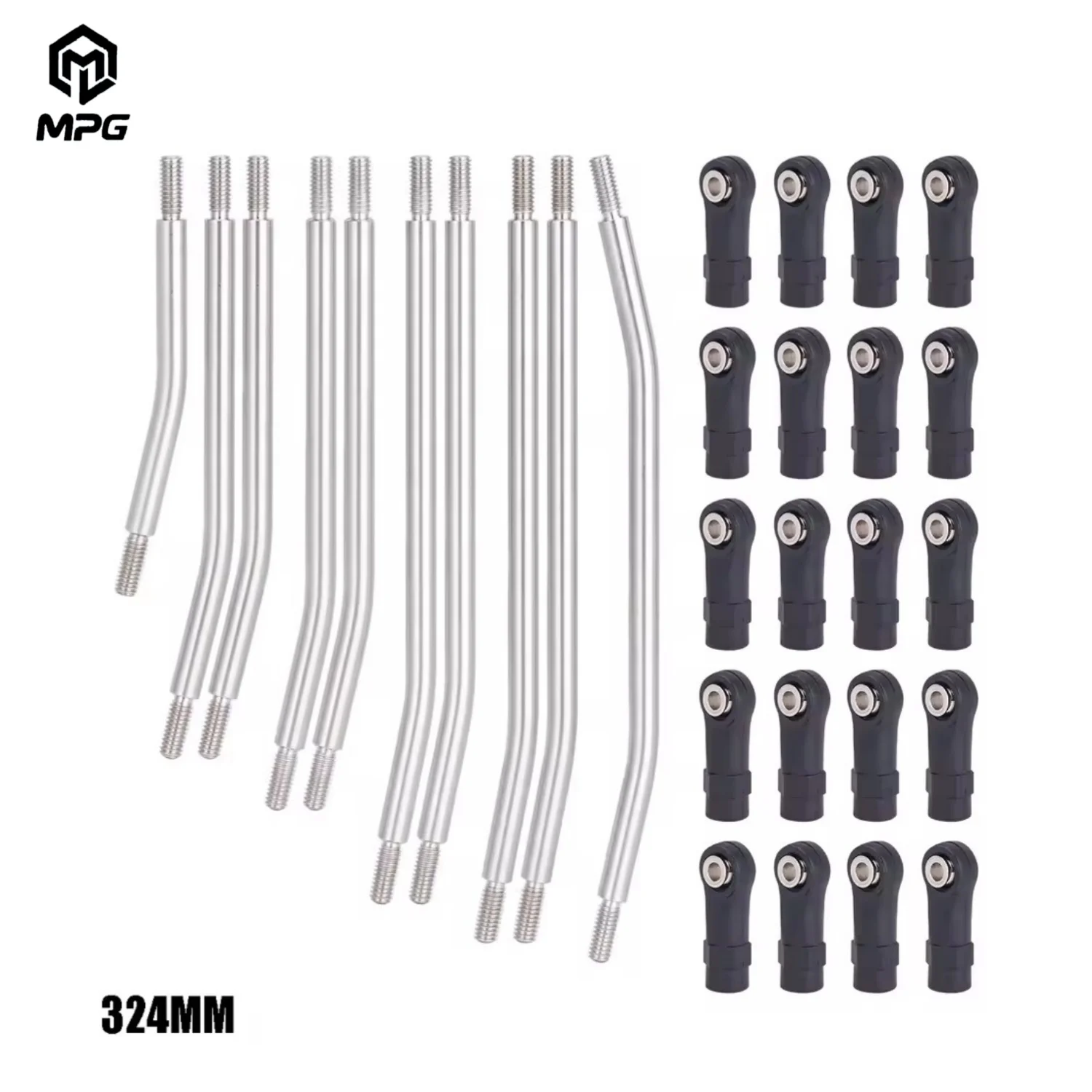 Metal Link Suspension Linkage With Nylon Rod End Kit For Axial SCX10 SCX10II 90046 1/10 RC Crawler Car Replacement Accessories
Metal Link Suspension Linkage With Nylon Rod End Kit For Axial SCX10 SCX10II 90046 1/10 RC Crawler Car Replacement Accessories