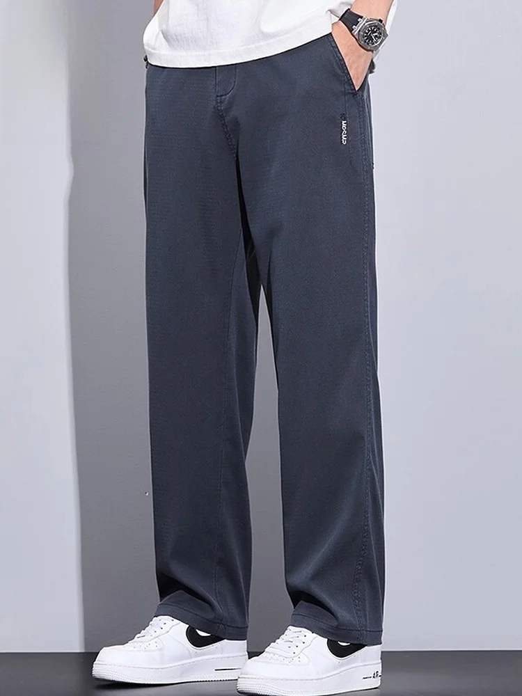 Мужские летние тонкие прямые брюки Laisere: модные, универсальные, свободного кроя, молодежные
Мужские летние тонкие прямые брюки Laisere: модные, универсальные, свободного кроя, молодежные