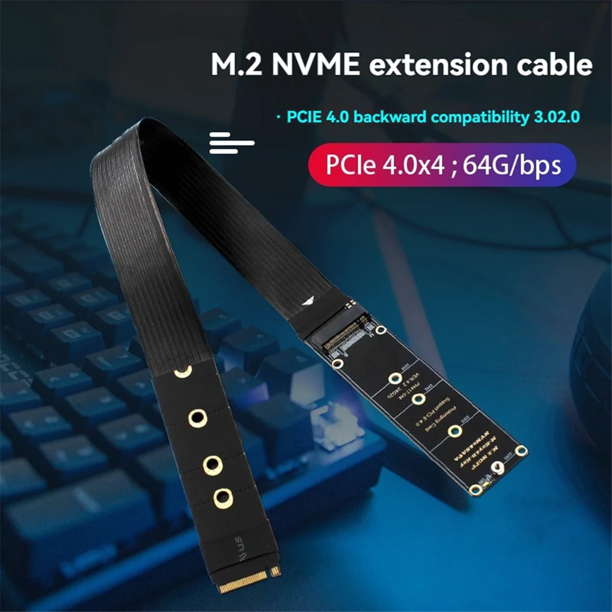 L68ANGFF M.2 M-KEY NVME Extension Cable Expansion Card PCIe4.0 SATA6G Notebook External Extension Cable
L68ANGFF M.2 M-KEY NVME Extension Cable Expansion Card PCIe4.0 SATA6G Notebook External Extension Cable