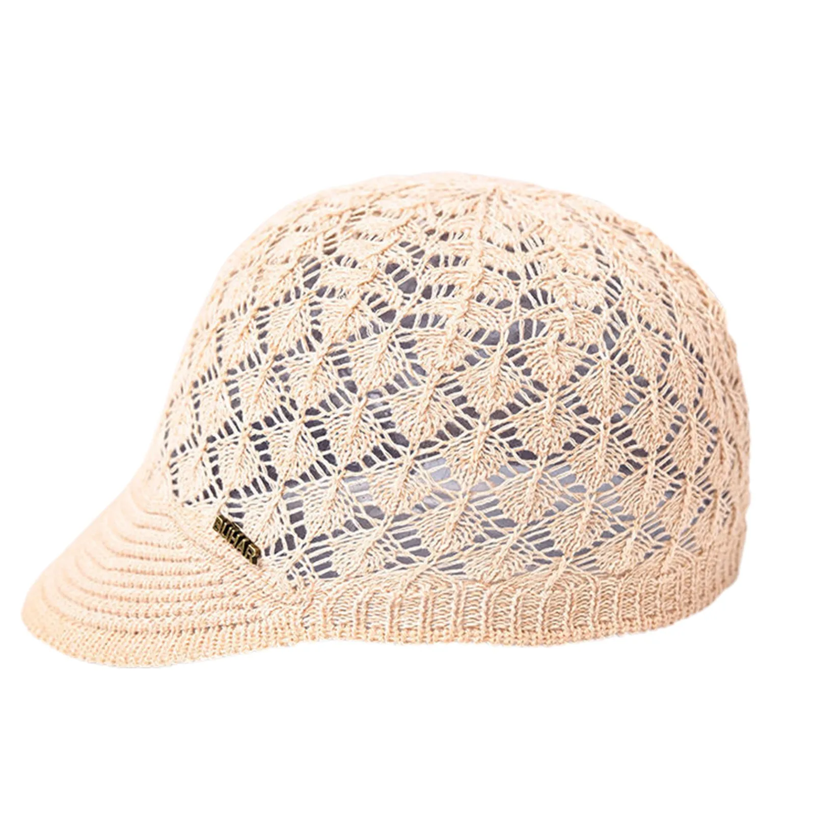 Women's Lightweight Hollow Out Breathable Knitted Beret Cap with Mesh Design Foldable Sun Protection Hat for Summer 2025 New
Women's Lightweight Hollow Out Breathable Knitted Beret Cap with Mesh Design Foldable Sun Protection Hat for Summer 2025 New