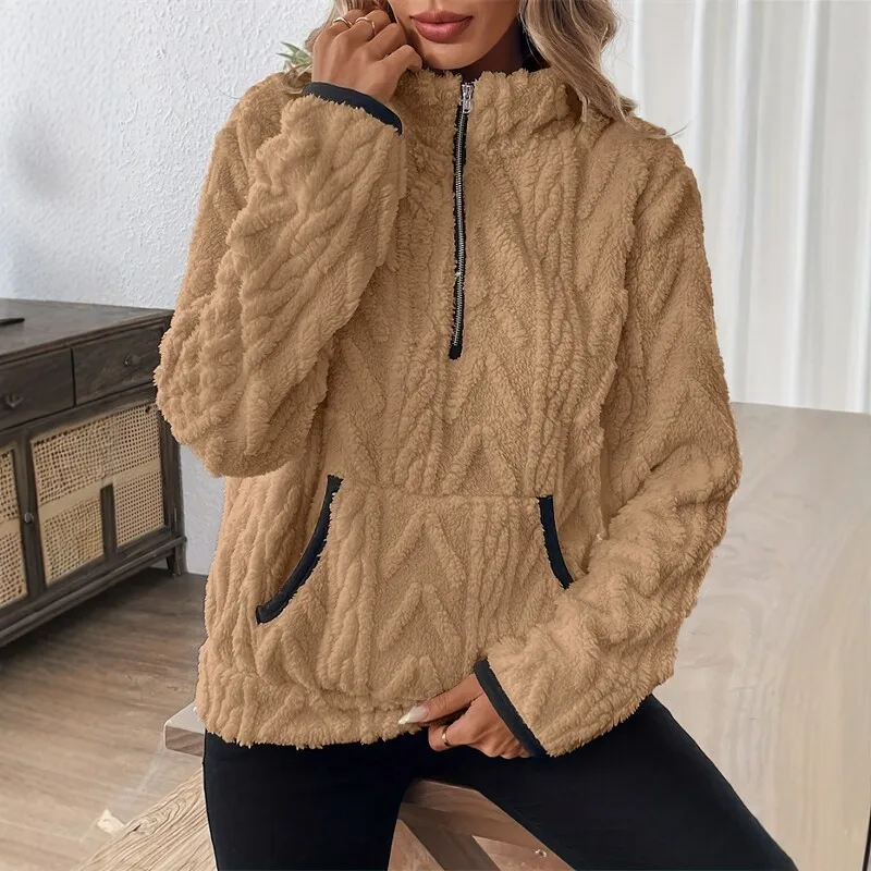 Fashionable Loose Women's Pullover Hoodie Sweatshirt Street Style Long Sleeve Color Casual Comfortable Top
Fashionable Loose Women's Pullover Hoodie Sweatshirt Street Style Long Sleeve Color Casual Comfortable Top