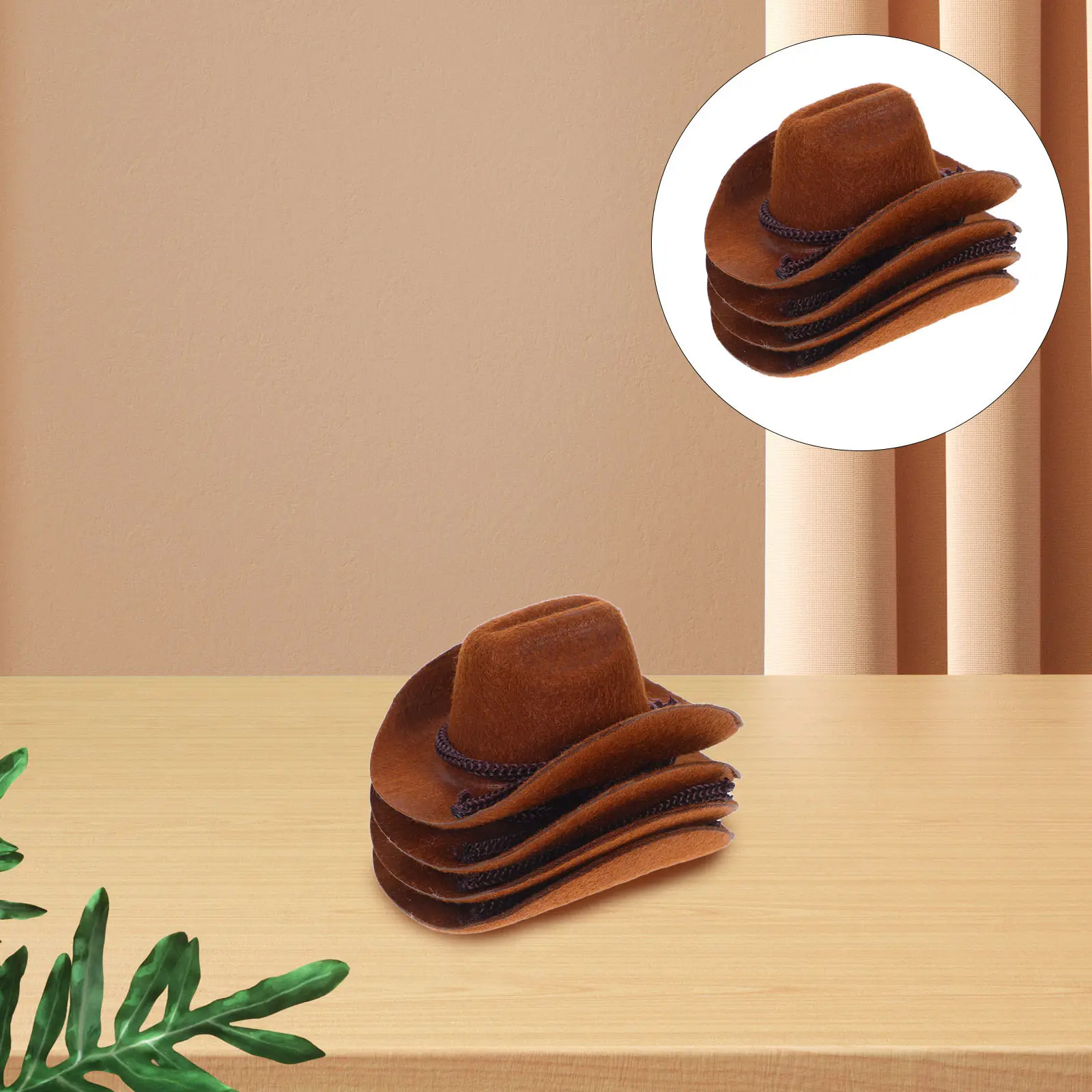 Набор из 4 миниатюрных ковбойских шляпок для поделок, флокированные, очень маленькие, милые, в западном стиле, аксессуары для кукольных домиков, украшения для вечеринок
Набор из 4 миниатюрных ковбойских шляпок для поделок, флокированные, очень маленькие, милые, в западном стиле, аксессуары для кукольных домиков, украшения для вечеринок