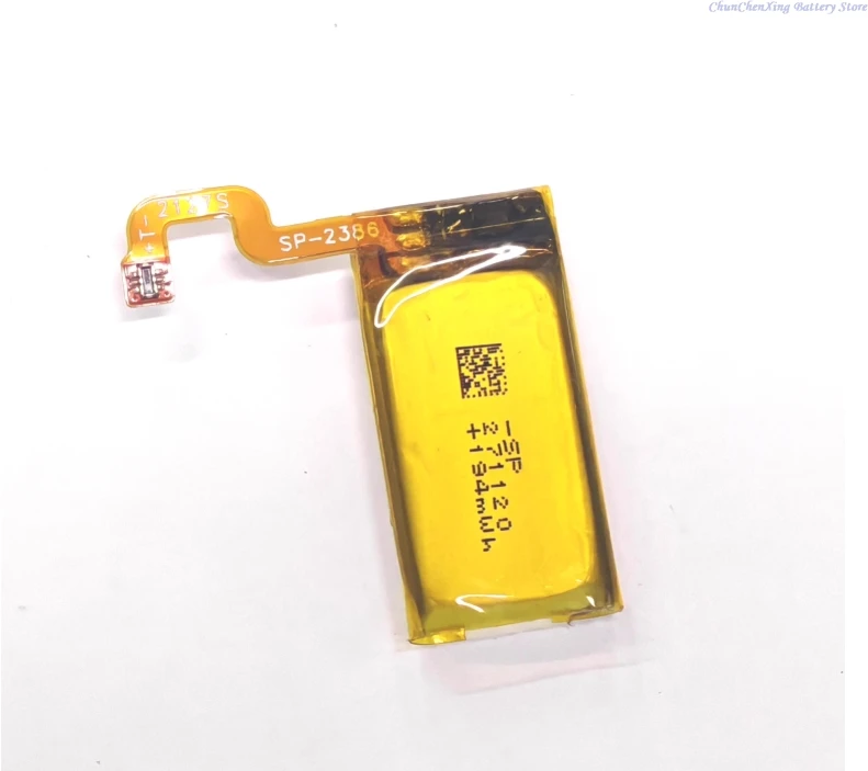 ALLCCX 3.87V 194mAh battery LSS271120P 271120 for Fitbit Luxe
ALLCCX 3.87V 194mAh battery LSS271120P 271120 for Fitbit Luxe