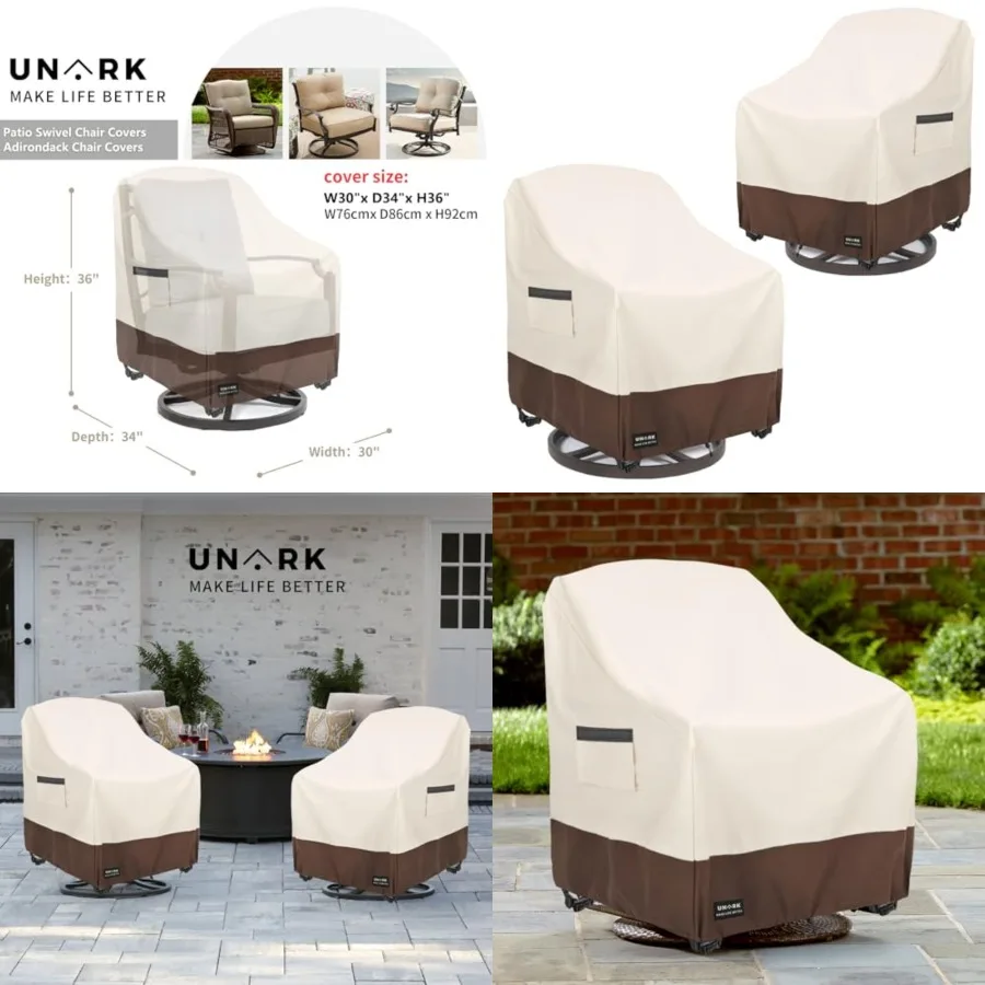 Outdoor Swivel Chair Covers Waterproof 2 Pack, Outdoor Chair Covers Patio Furniture Cover for Deck Patio Swivel Chair Heavy Dut
Outdoor Swivel Chair Covers Waterproof 2 Pack, Outdoor Chair Covers Patio Furniture Cover for Deck Patio Swivel Chair Heavy Dut