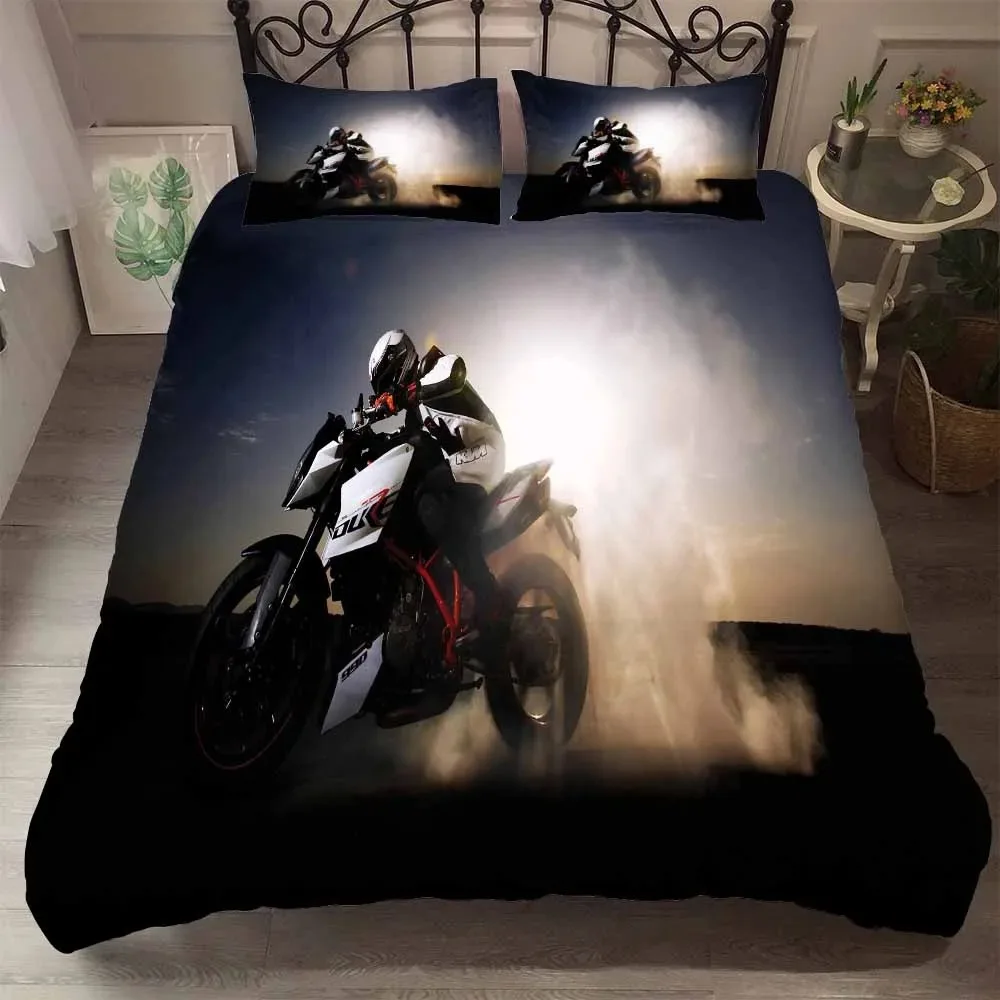Super Handsome Motorcycle 3D NEW Duvet Cover Pillowcase Bedding Set Adult Girl Bedroom Decoration Children Single Double Large
Super Handsome Motorcycle 3D NEW Duvet Cover Pillowcase Bedding Set Adult Girl Bedroom Decoration Children Single Double Large