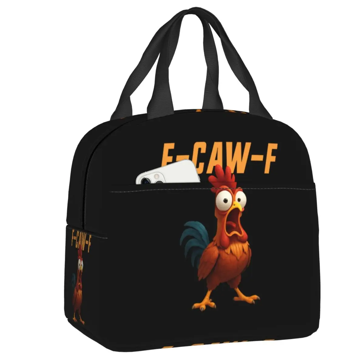 Custom Funny F-Caw-F Chicken FCAWF Lunch Bag Men Women Cooler Thermal Insulated Lunch Boxes for Student School
Custom Funny F-Caw-F Chicken FCAWF Lunch Bag Men Women Cooler Thermal Insulated Lunch Boxes for Student School