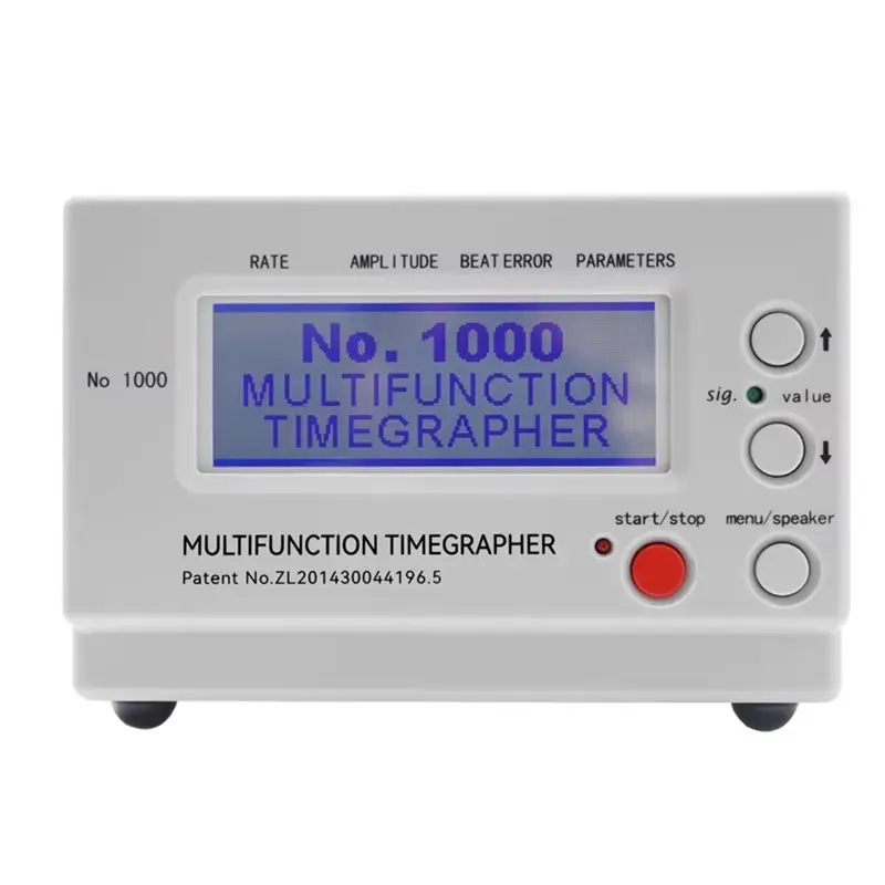 EU-PLUG Mechanical Watch Timing Tester Machine Auto Calibration Timer Machine Multifunction Timegrapher NO. 1000