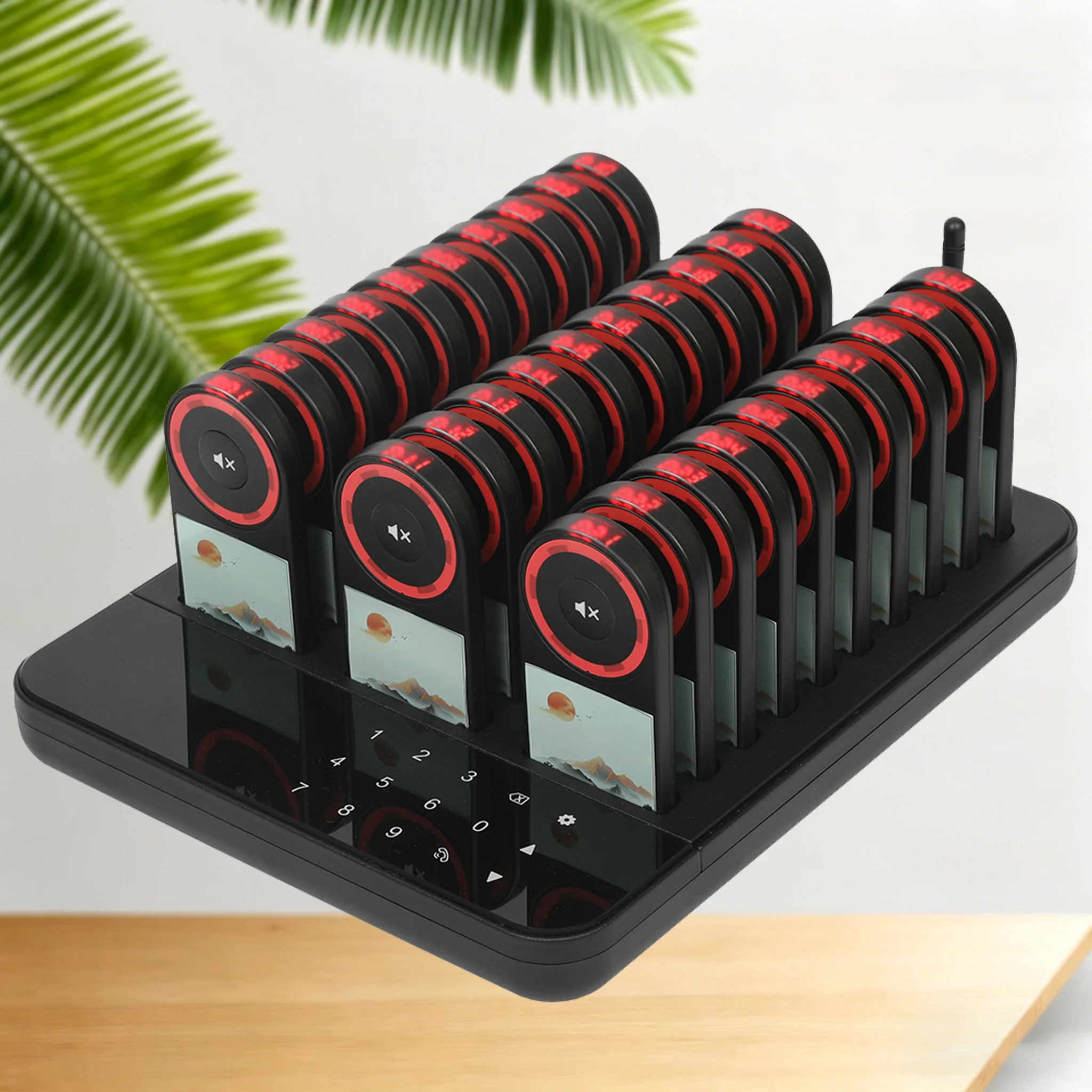 Wireless Restaurant Pager System LED Display Guest Calling System Mute Key Food Pager for Cafe Dessert Shop Food Truck
Wireless Restaurant Pager System LED Display Guest Calling System Mute Key Food Pager for Cafe Dessert Shop Food Truck