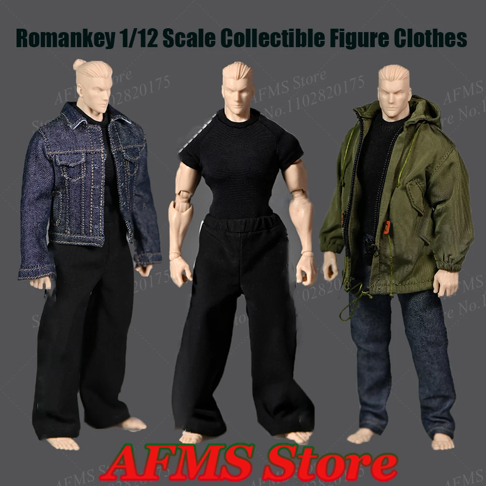 1/12 Male Soldier Denim Jacket Trench Coat Sport T Shirt Pants Military Windbreak Dolls Accessory Fit 6Inch Action Figure Model
1/12 Male Soldier Denim Jacket Trench Coat Sport T Shirt Pants Military Windbreak Dolls Accessory Fit 6Inch Action Figure Model