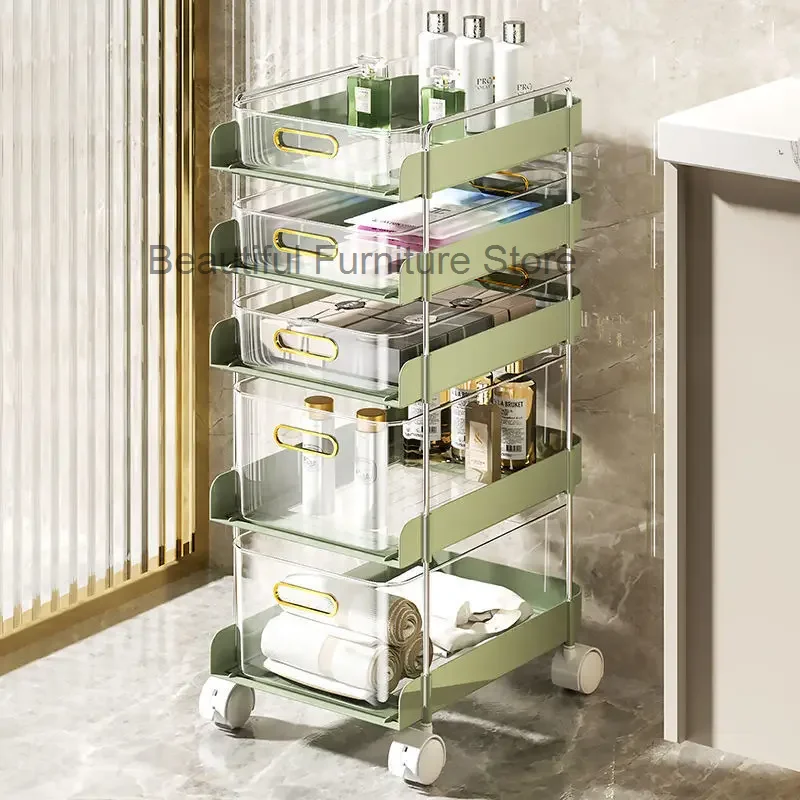 Kitchen Storage Multi-Functional Small Cart Snacks Portable Household Kitchen Toilet Bathroom Multi-Layer Multifunctional Rack
Kitchen Storage Multi-Functional Small Cart Snacks Portable Household Kitchen Toilet Bathroom Multi-Layer Multifunctional Rack