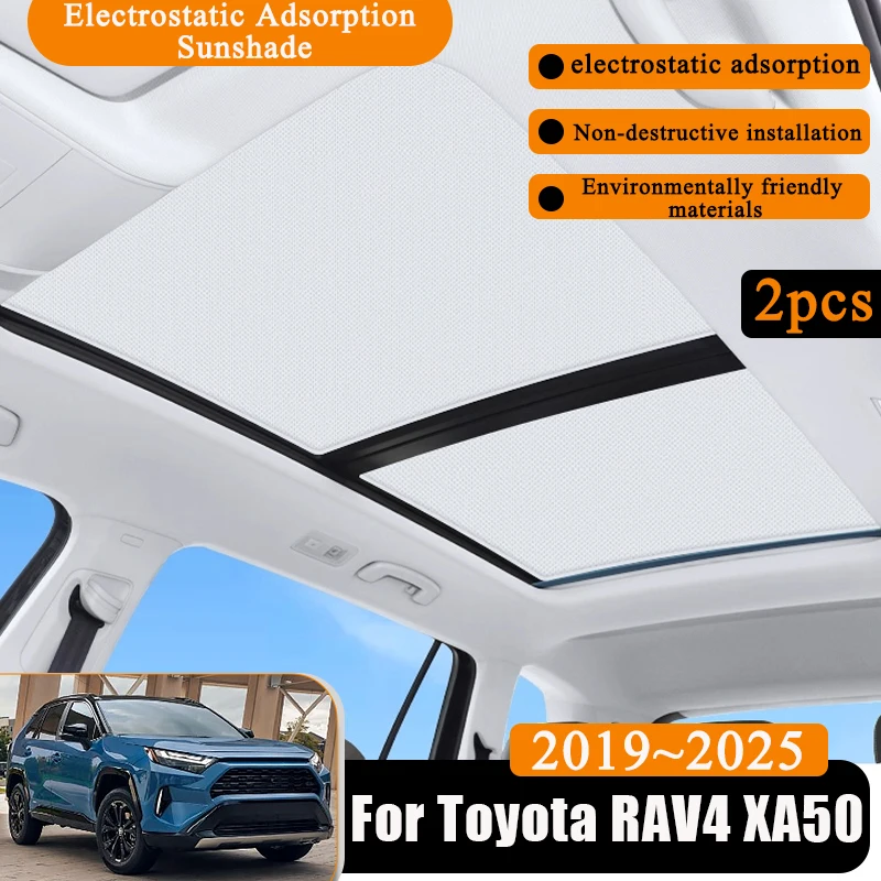 Car Sunroof Sunshade For Toyota RAV4 RAV 4 XA50 2019 2020 2021 2022 2023 2024 2025 Electrostatic Adsorption Sticker Accessories
Car Sunroof Sunshade For Toyota RAV4 RAV 4 XA50 2019 2020 2021 2022 2023 2024 2025 Electrostatic Adsorption Sticker Accessories